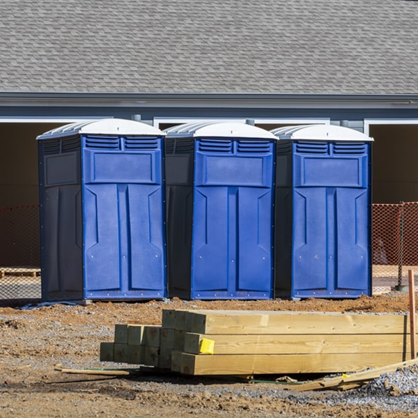 how often are the porta potties cleaned and serviced during a rental period in Buffalo IN